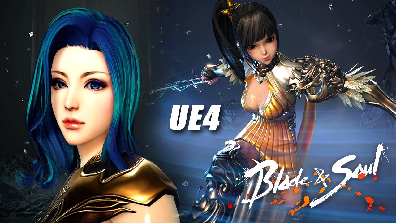 Blade & Soul UE4 Test - First Look Gameplay & Character Creation - New Cutscene Story