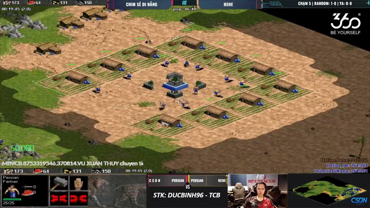 Chim Sẻ Đi Nắng vs HeHe | Solo 2 THỂ LOẠI | 08/03/2025 #aoe #chimsedinang
