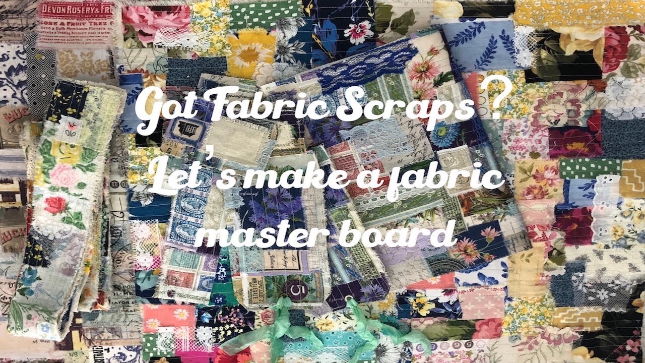 Fabric Masterboard Ephemera for Junk Journals