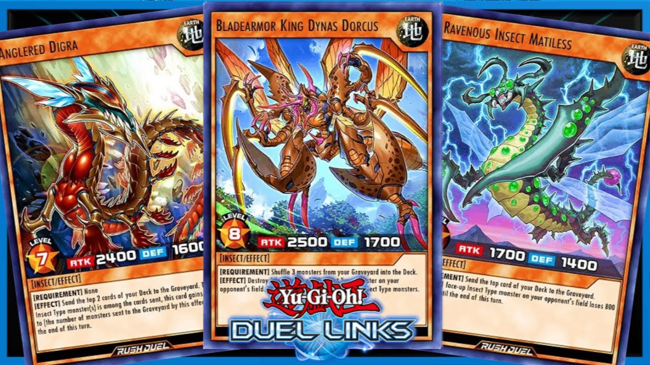 Yu-Gi-Oh! Duel Links: Gameplay #125 Insect Deck! (Rush Duel)