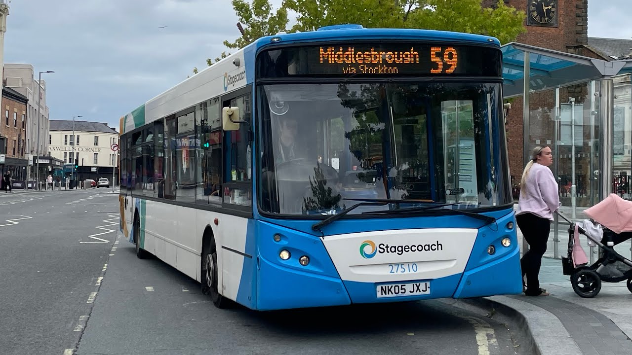 *Thrash* Stagecoach Northeast Transbus Enviro 300 27510 (NK05 JXJ) Service:59