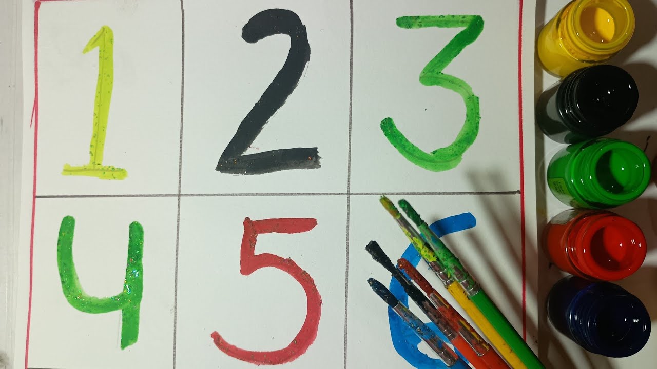 Learn counting with colours| Learn 1234 numbers| Learn 1 to 10 numbers| Counting for kids 