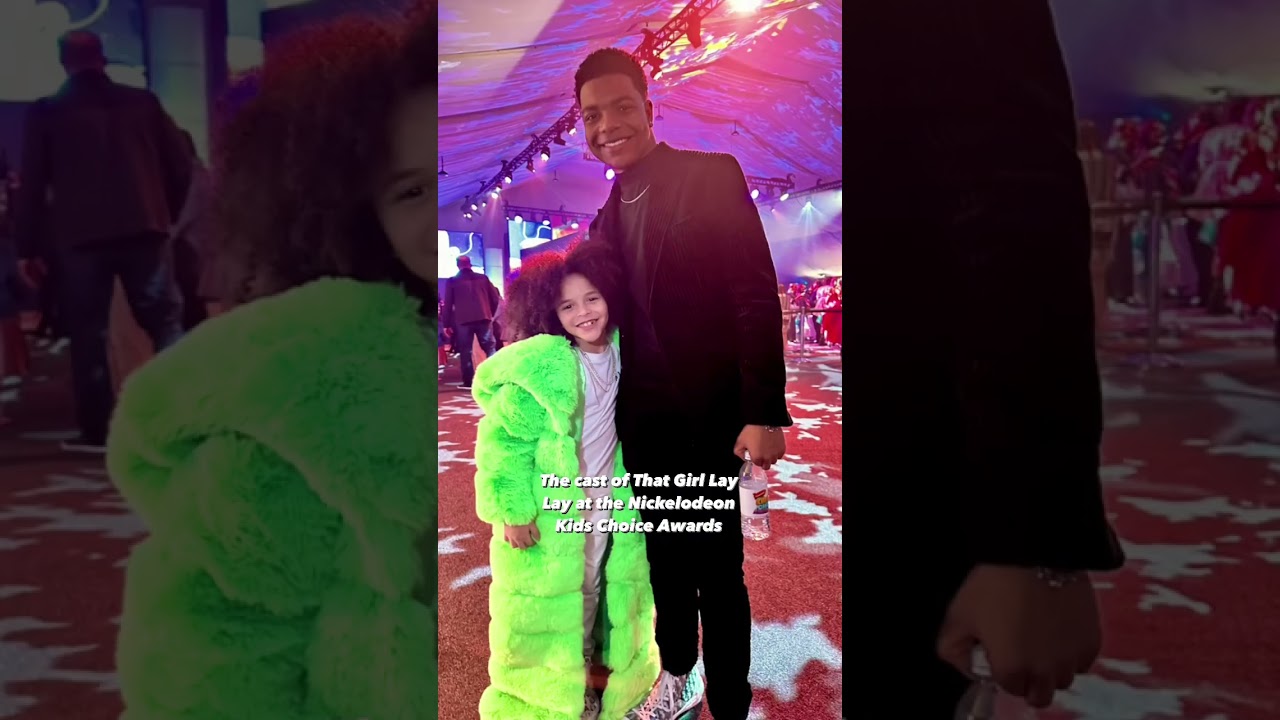 That girl lay lay and cast at the kids choice awards #shorts #subscribe #shortsfeed