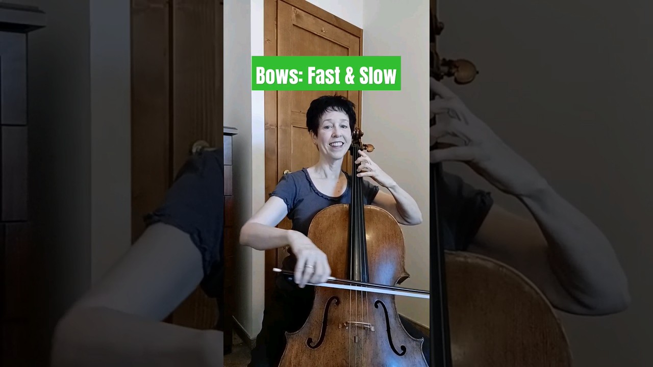 Vary Your Cello Bow Speed #cello #celloteacher