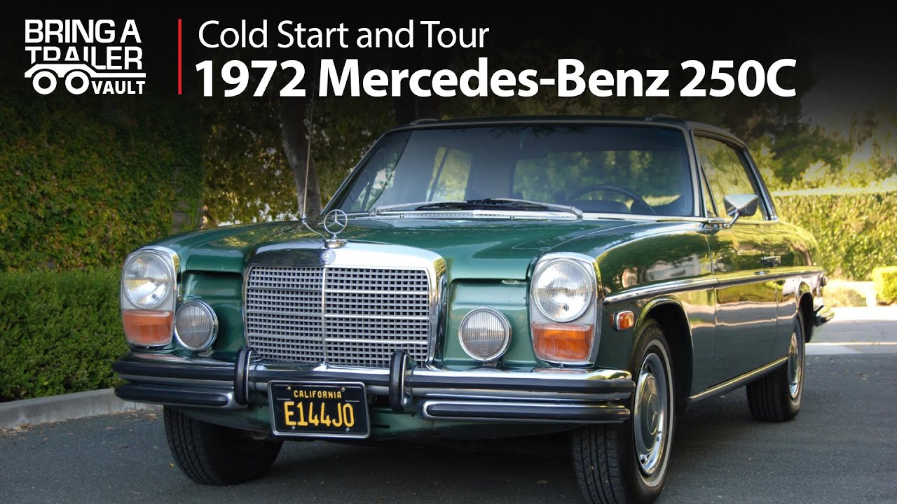 1972 Mercedes-Benz 250C Cold Start and Tour | Bring a Trailer