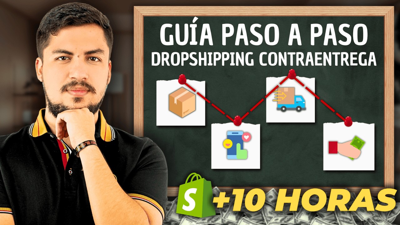 Curso Shopify Dropshipping Gratis 2026: Gu&iacute;a Completa Paso a Paso
