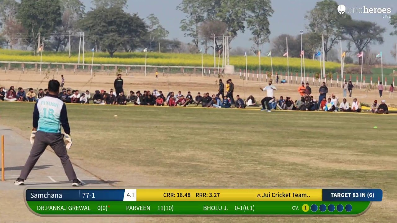 2nd Semifinal Jui Cricket Team.. vs Samchana live cricket match | ch.sube Singh memorial Dohka