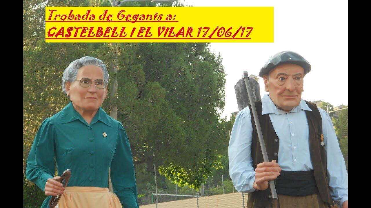 Trobada de gegants a Castellbell i el Vilar 17/06/17