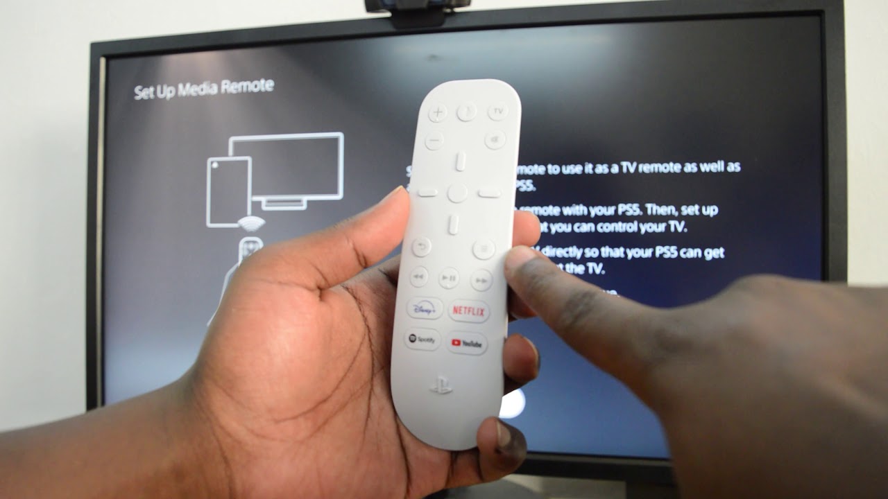 How To Set Up The PS5 Media Remote Control