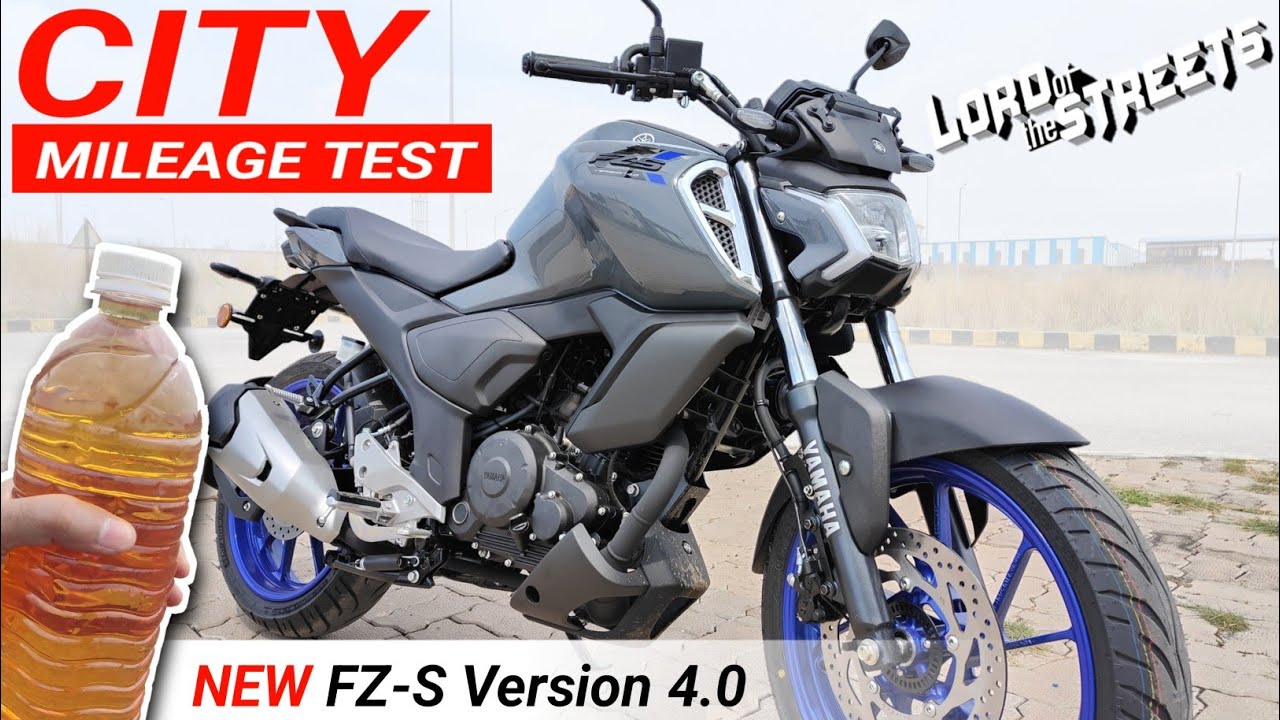 Yamaha FZS Fi V4 Mileage Test| Yamaha FZS Fi V4 2025 Mileage Test| Yamaha FZS Fi Deluxe Mileage Test