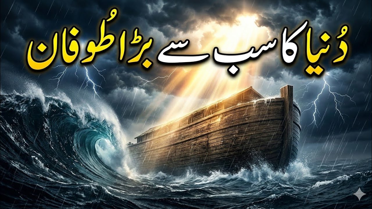 حضرت نوحؑ کا عظیم طوفان – پوری دنیا پانی میں کیسے ڈوب گئی؟ حیران کن حقیقت