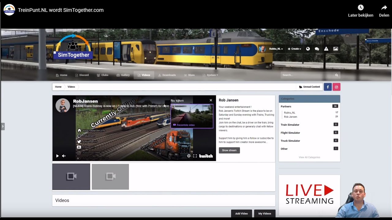 TreinPunt.NL wordt SimTogether.com