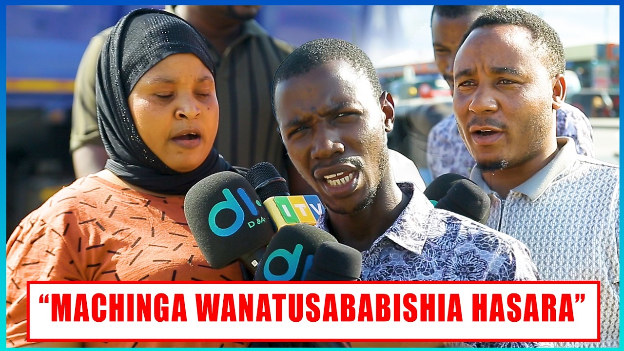 KIMEUMANA MBAGARA WAMACHINGA WAONDOLEWA MBELE YA MADUKA YA WAFANYABIASHARA