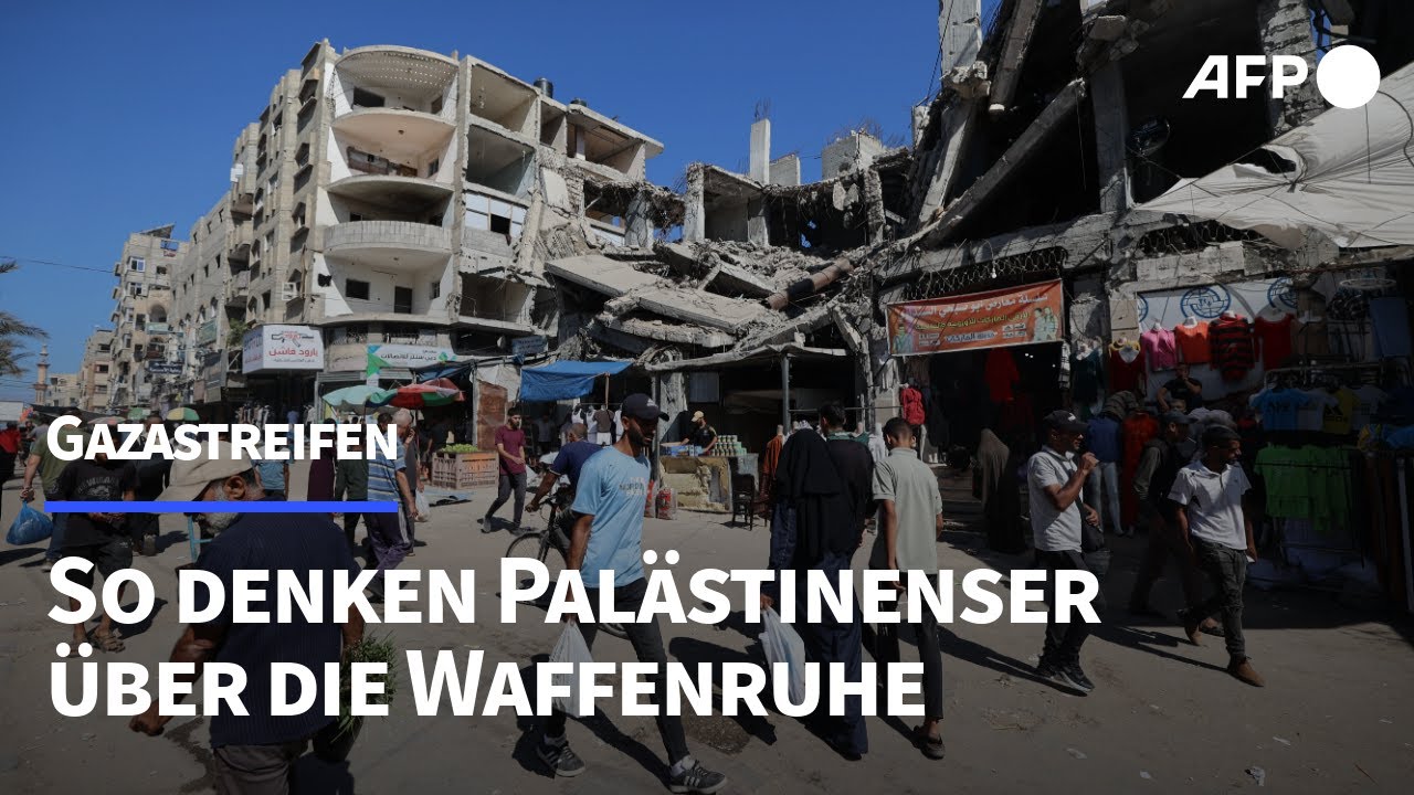 Waffenruheabkommen: Pal&auml;stinenser im Gazastreifen trauen Israel nicht | AFP