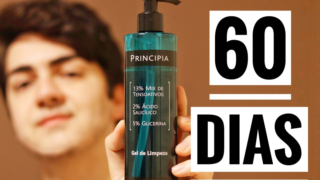 60 DIAS DE USO! Gel de limpeza Principia - Com 2% Ácido Salicílico e 5% de Glicerina! Pele Oleosa