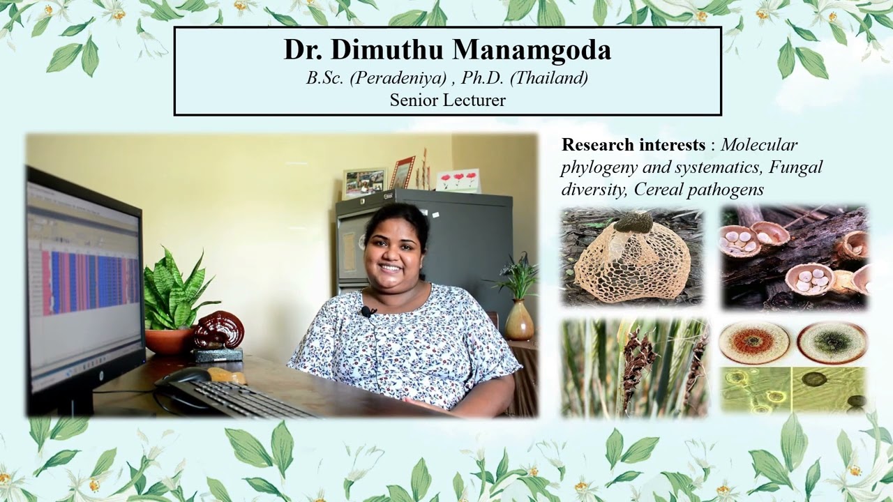 Depatment of Botany FAS - University of Sri Jayewardenepura
