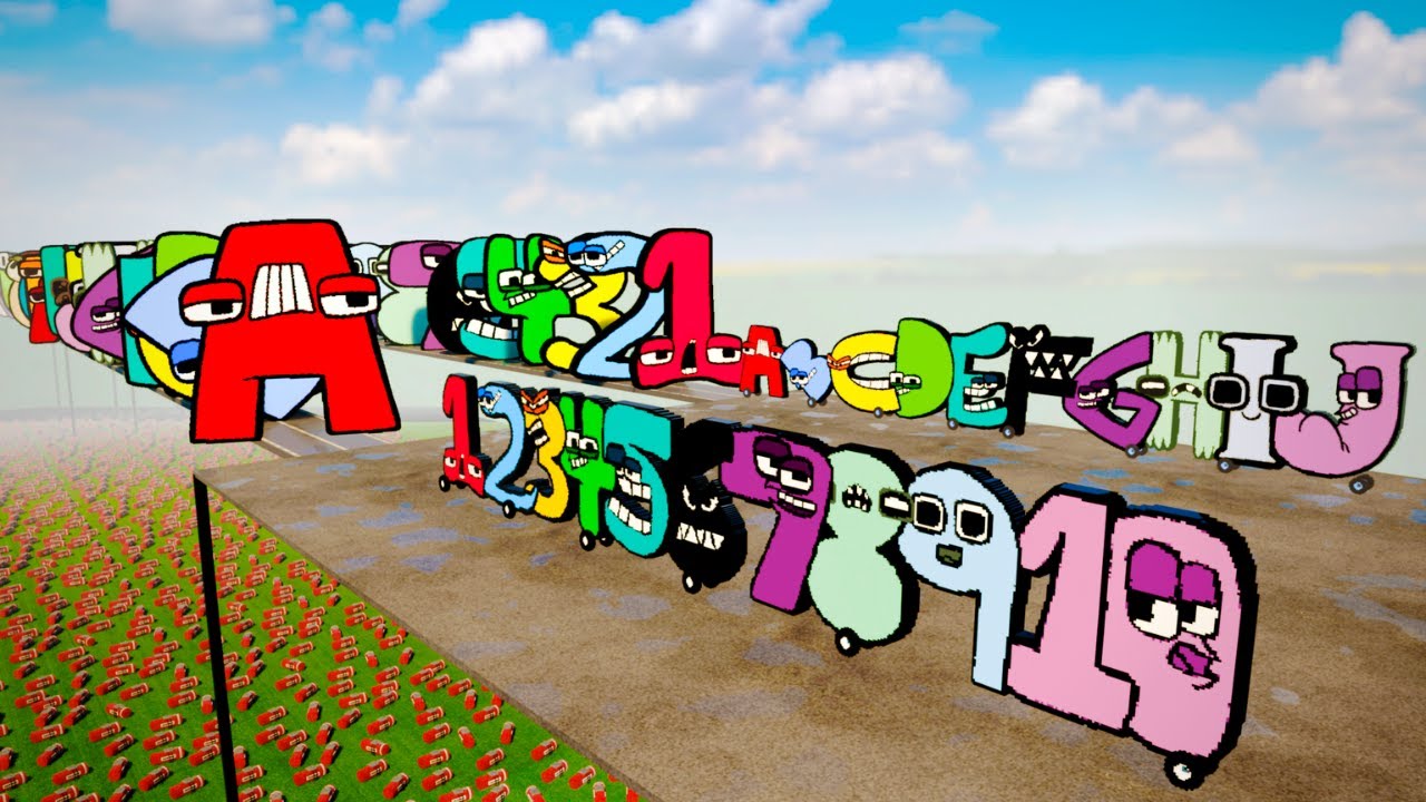 ULTRA LONG Alphabet Lore A-Z vs Number Lore 1-26 | Teardown