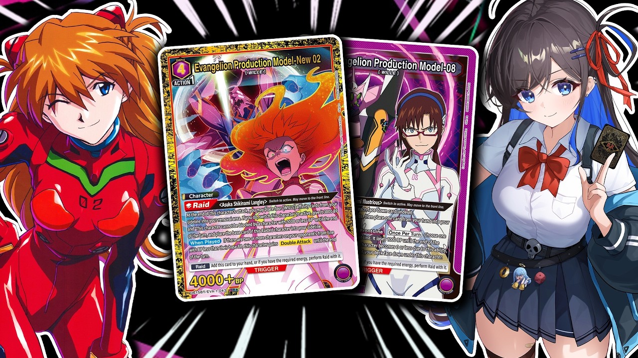 I bought into Union Arena...Send Help (and more Evangelion cards)