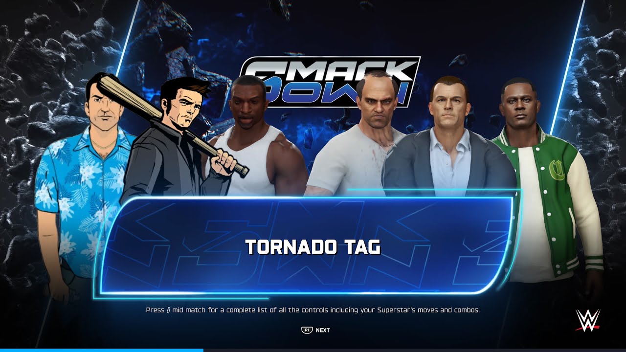 WWE 2K25 gta 3D universe vs gta HD universe