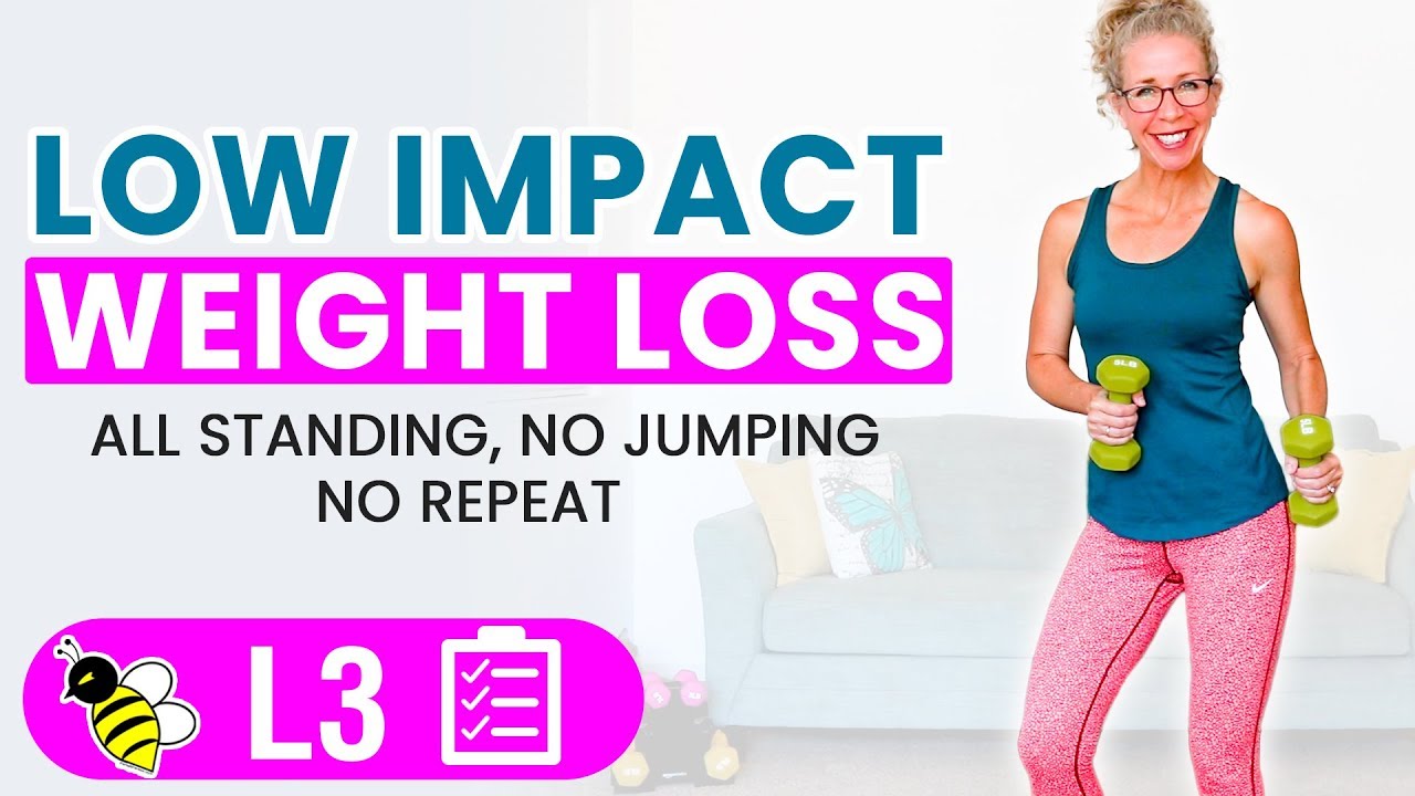 LOW IMPACT MetCon | 30 Minute Cardio + Weights Workout for WEIGHT LOSS