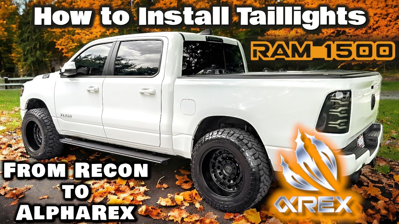 Recon to AlphaRex LUXX - How to Install Tail Lights on a 5th Gen Ram 1500