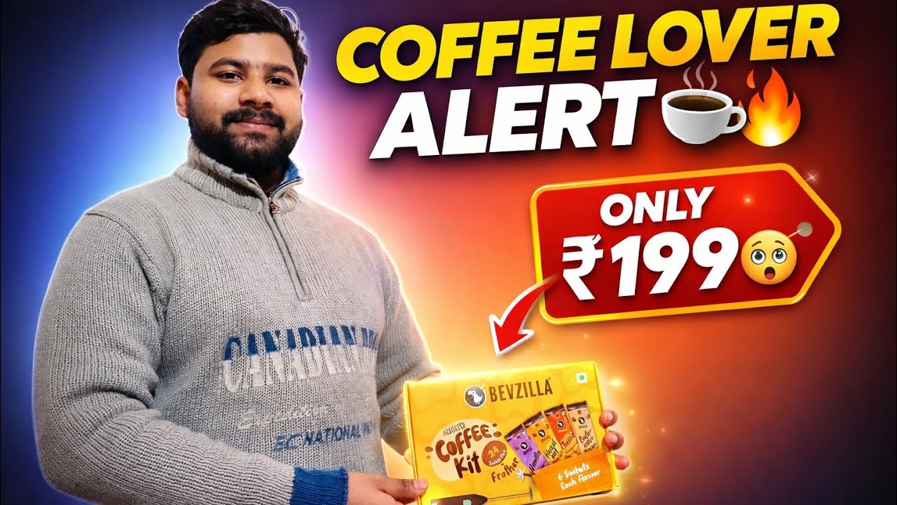 Bevzilla Coffee Kit Review ☕ | Is It Worth ₹199? 😱 | Budget Coffee Lovers Must Watch
