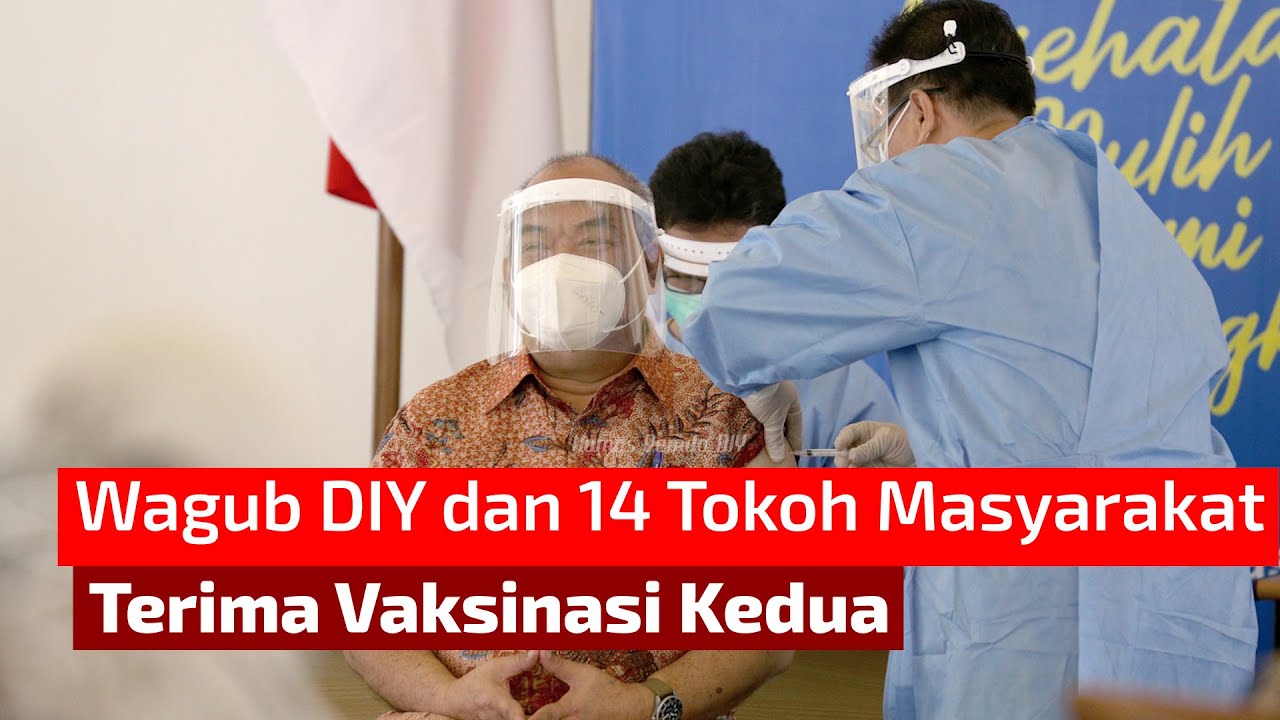 Wagub DIY dan 14 Tokoh Masyarakat Terima Vaksinasi Kedua