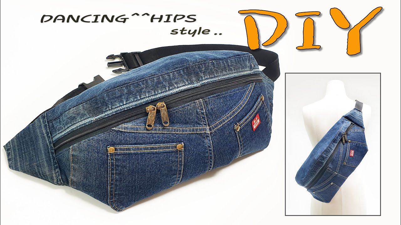 diy/ 리폼/청바지로 가방만들기/denim tote bag tutorial/Cross body bag/크로스 바디 백/diy jeans bag hand sewing/가방 만들기
