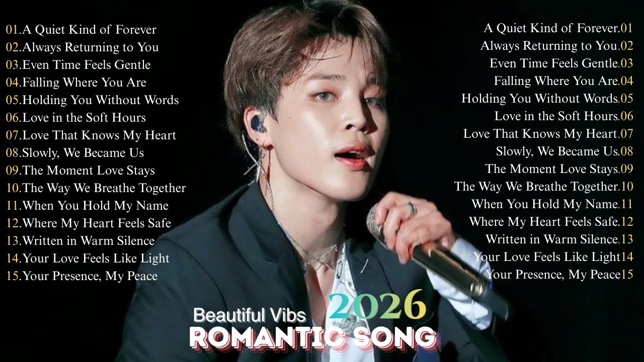[PLAYLIST] Jimin 💕 Emotional Night Ballads 2026 | Calm Romantic Vibes