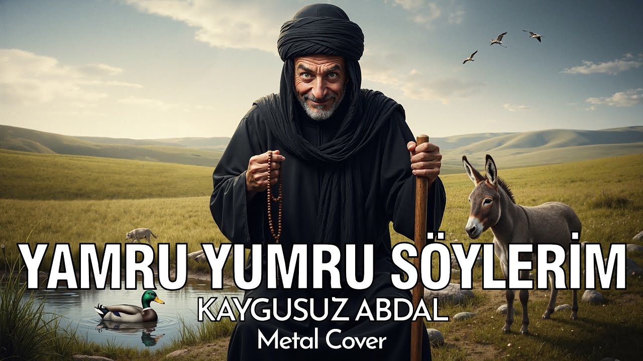 Kaygusuz Abdal - Yamru Yumru S&ouml;ylerim | Metal Cover | Anatolian Folk | AI Music