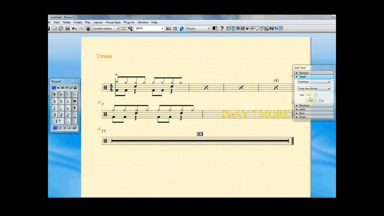 How to write drum kit & percussion music