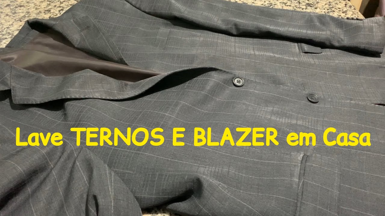 DIY - Como Lavar TERNOS e BLAZER em Casa - Patr&iacute;cia Anatnas