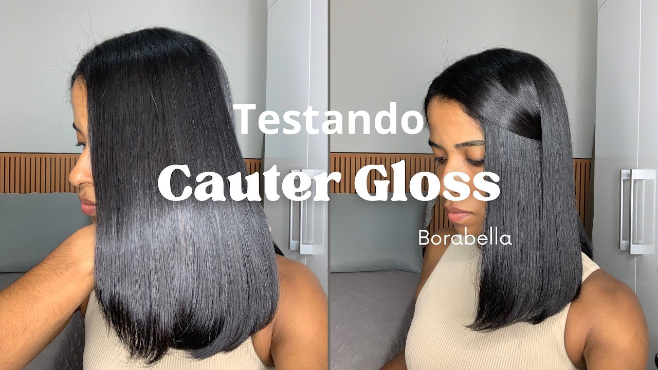 TESTANDO A CAUTERIZAÇÃO DA BORABELLA NO MEU CABELO