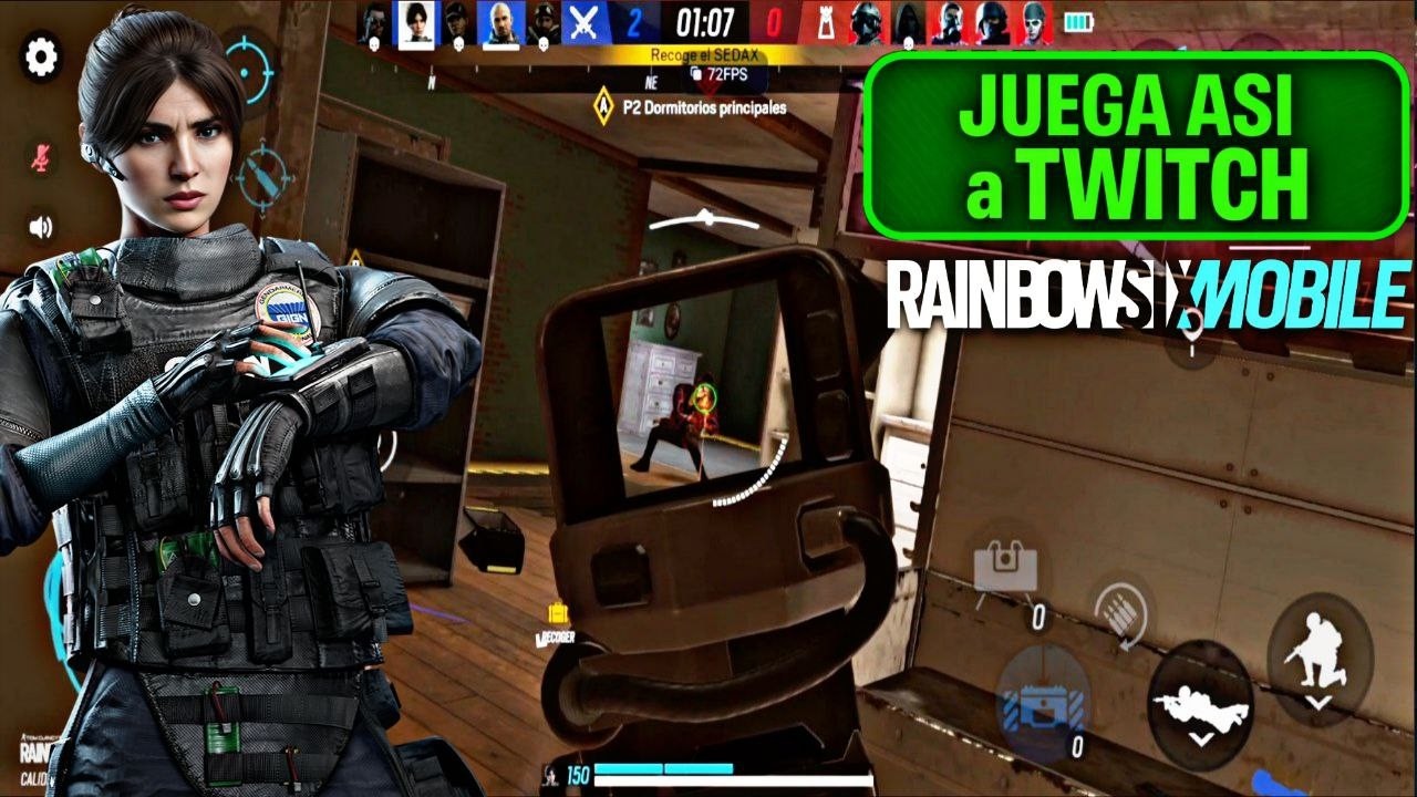 JUEGA ASI a TWITCH en RAINBOW SIX MOBILE