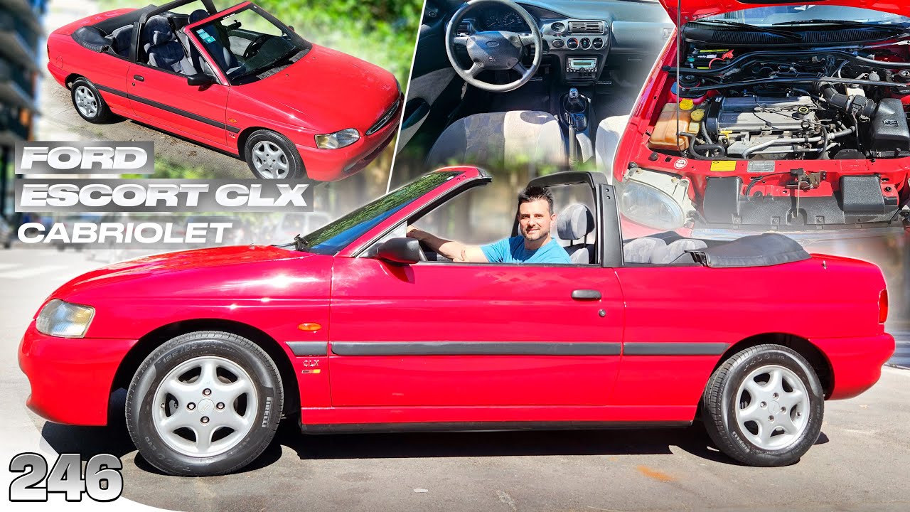 El CABRIOLET mas BARATO de 1998 - FORD ESCORT CLX CONVERTIBLE