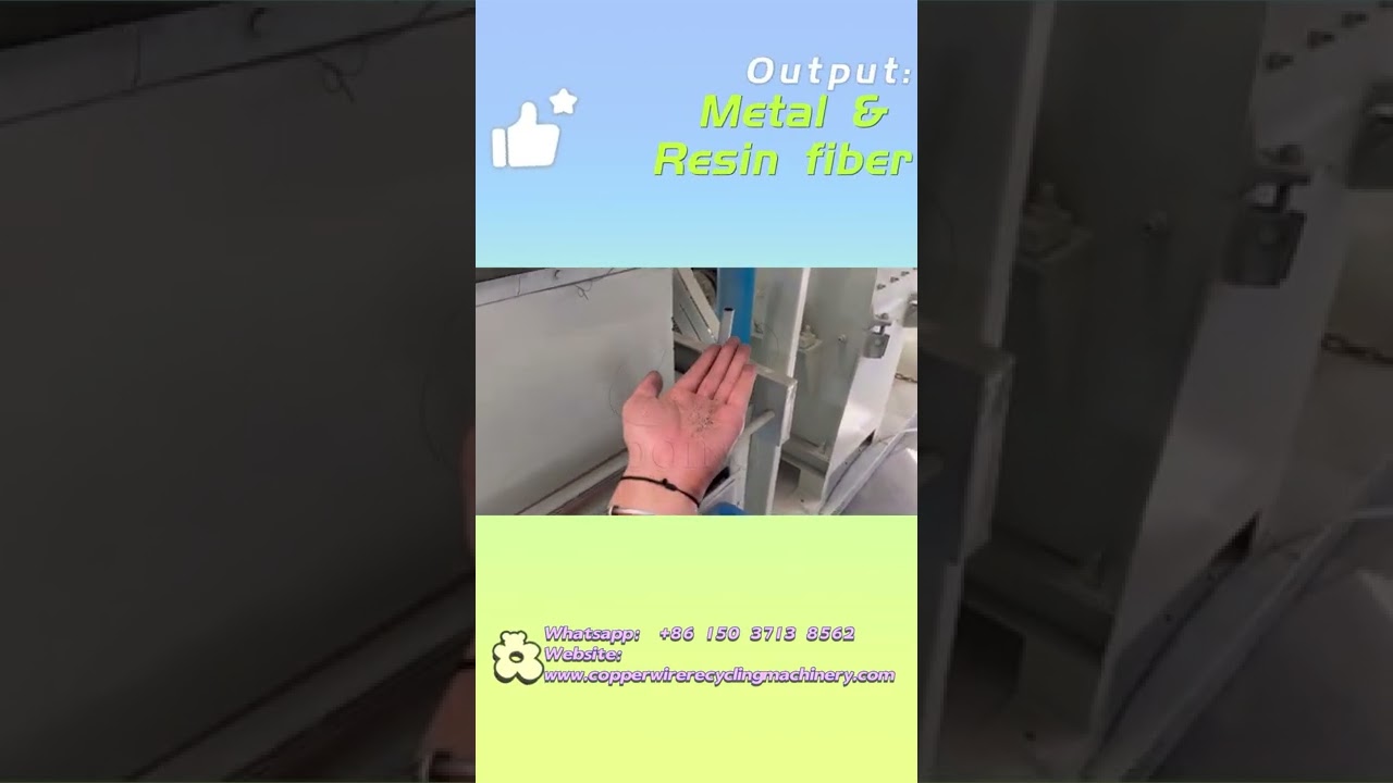 How to extract precious metals from resin fiber? Using DOING E-waste Recycling Plant