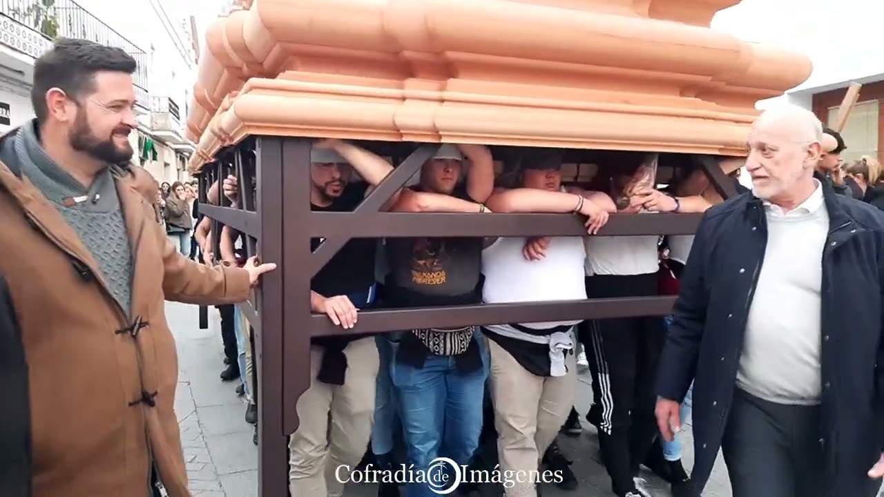 ENSAYOS 2025 - COSTALEROS PASO MISTERIO SEÑOR DEL AMOR EN SU SENTENCIA - CHICLANA DE LA FRONTERA