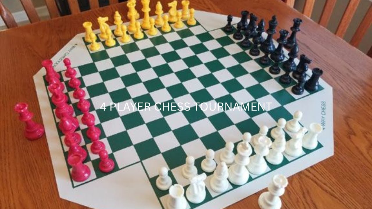Surviving the Chaos – 4 Player Chess Victory! 🏆 #chess #viral #fyp