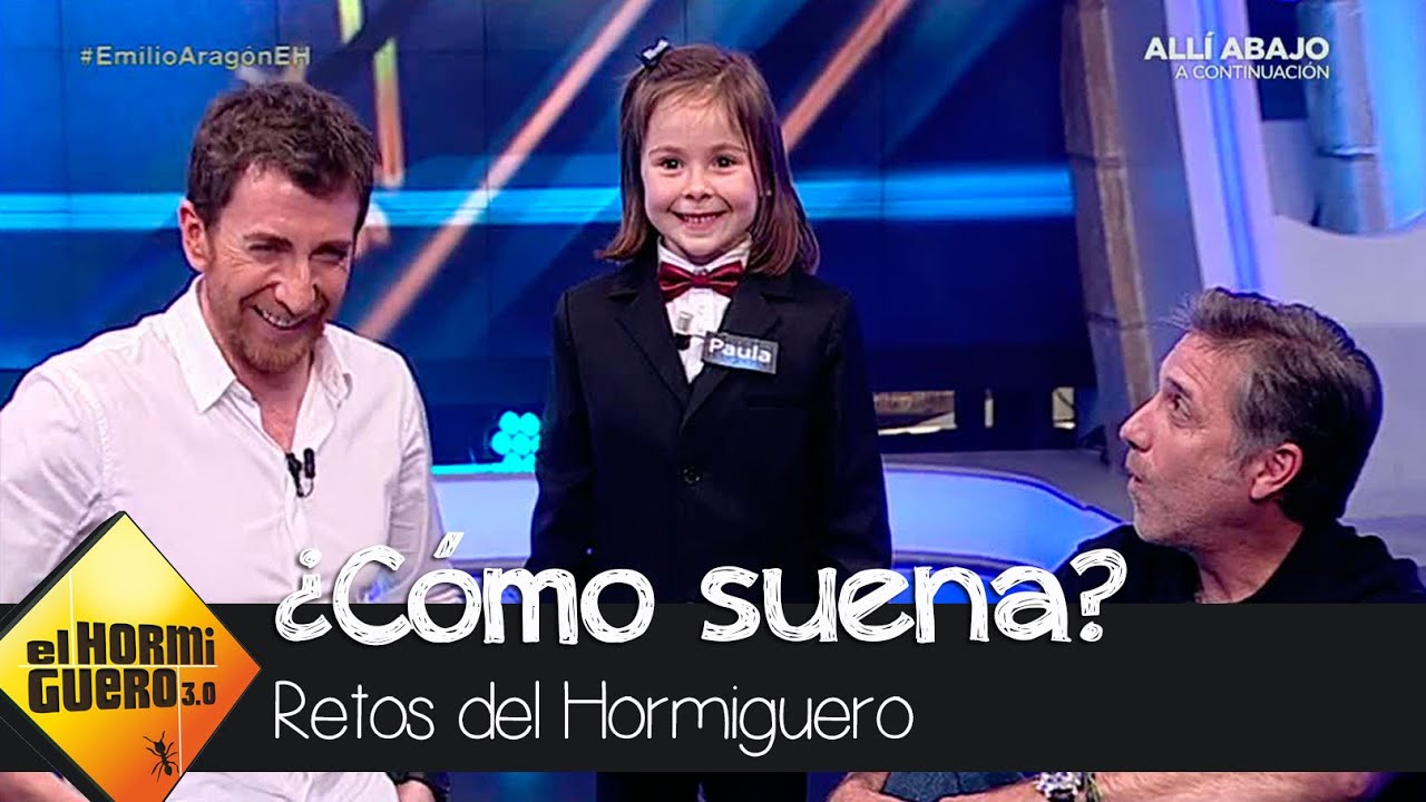 Emilio Aragón adivina la obra de una pequeña compositora - El Hormiguero 3.0