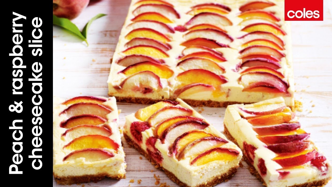 Raspberry Cheesecake Slice | Simple Summer Desserts | Coles