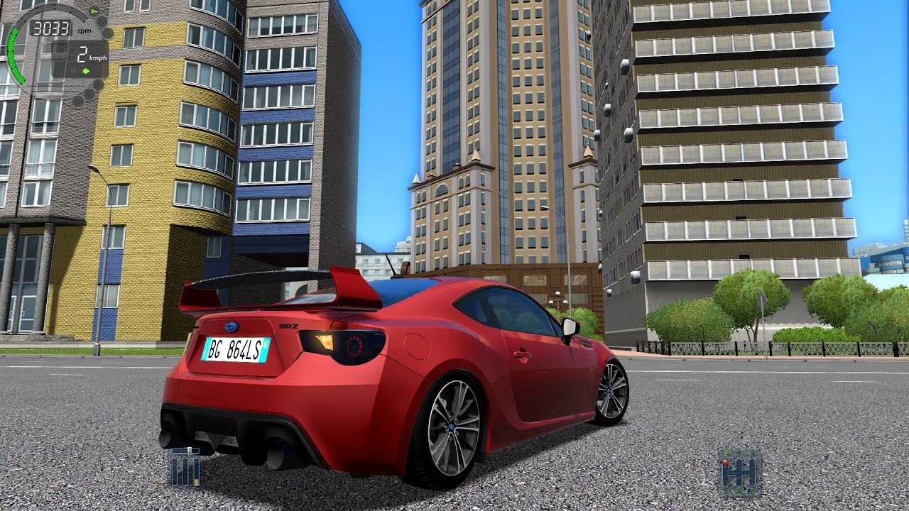 City Car Driving 1.5.2 Subaru BRZ Tuning TrackIR 4 Pro [1080P]