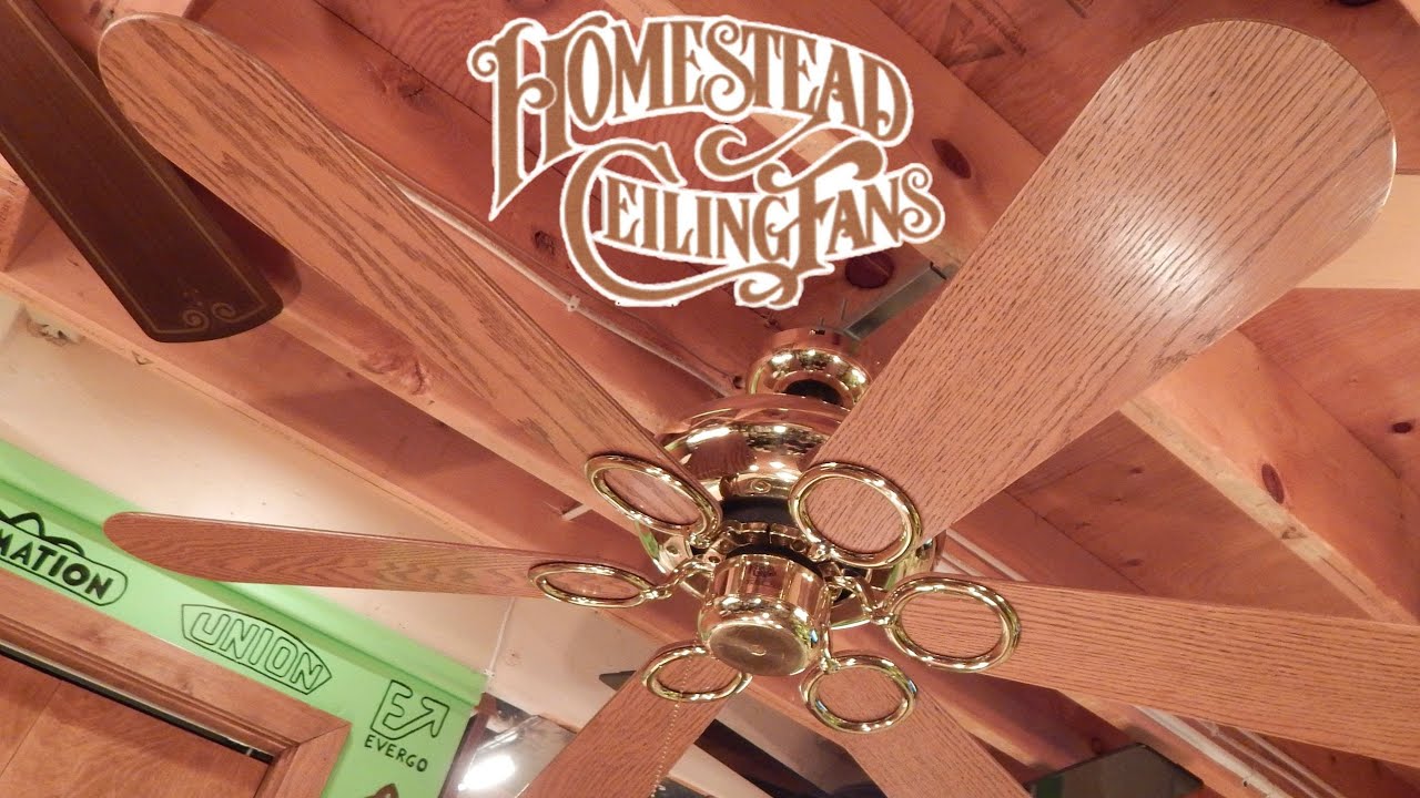 Homestead Vogue Fan Ceiling Fan | 1080p HD Remake