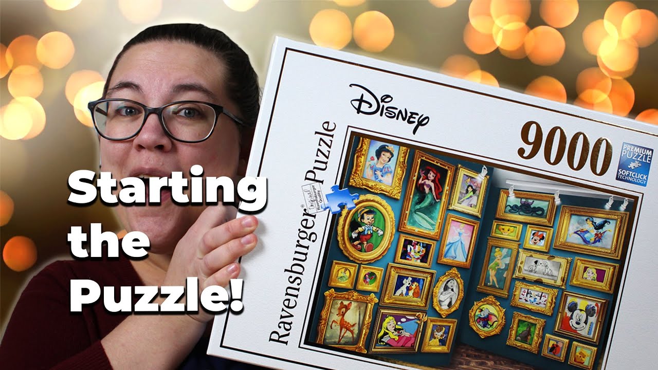 Начинаю собирать пазл Ravensburger Disney Museum из 9000 деталей! Мой самый большой пазл в жизни!