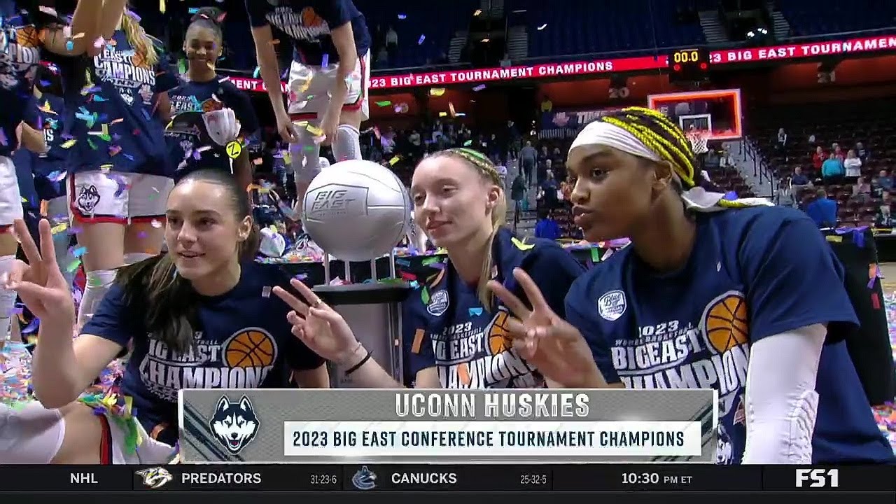 #7 UConn Huskies DOMINATE Big East Tournament | Post Game Interviews, Celebration, Trophy Ceremony