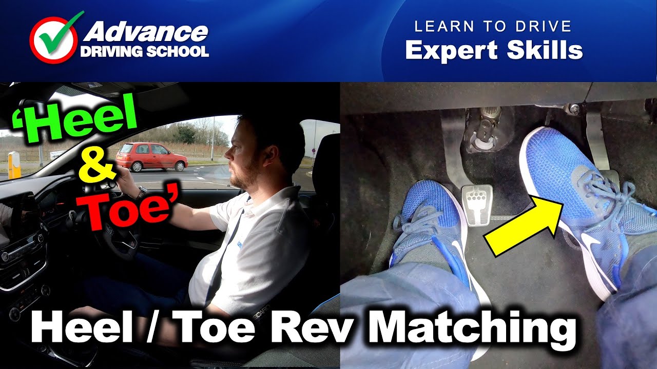 How To 'Heel & Toe' Rev-Match Gear Changes  |  Expert Driving Skills