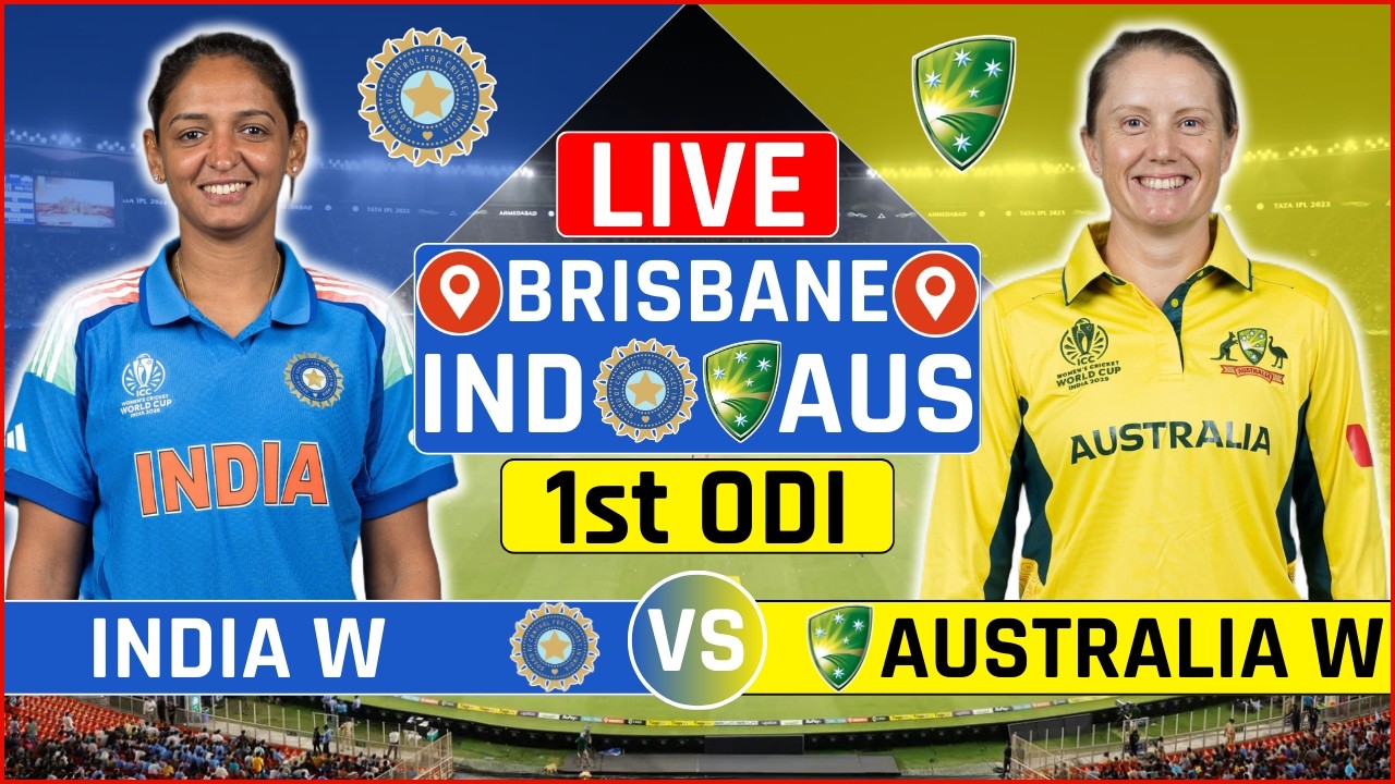 India Women vs Australia Women 1st ODI Live Score | IND W vs AUS W 1st ODI Live Scores & Commentary