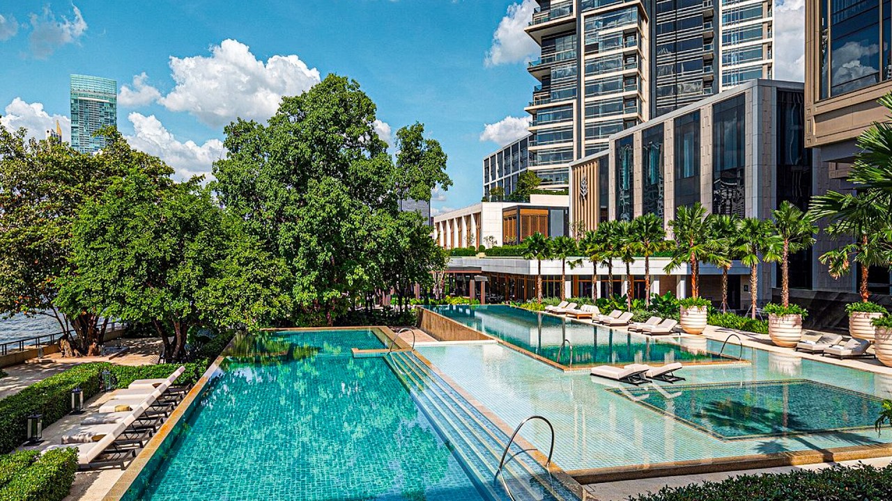 Отель №2 в мире | Four Seasons Bangkok, 5-звёздочный роскошный отель в Таиланде (Тур и Обзор 4K)
