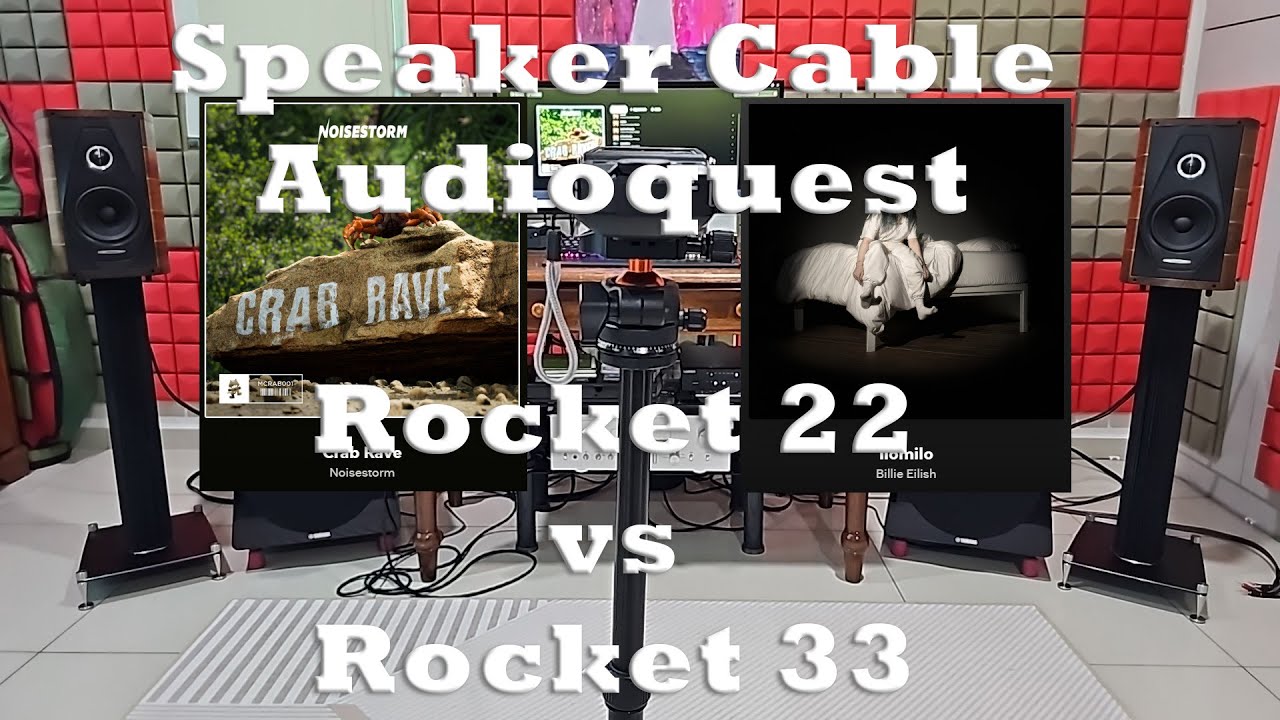 Speaker Cable #1 : Audioquest Rocket 33 vs Rocket 22 [ Both Bi-Wire ]