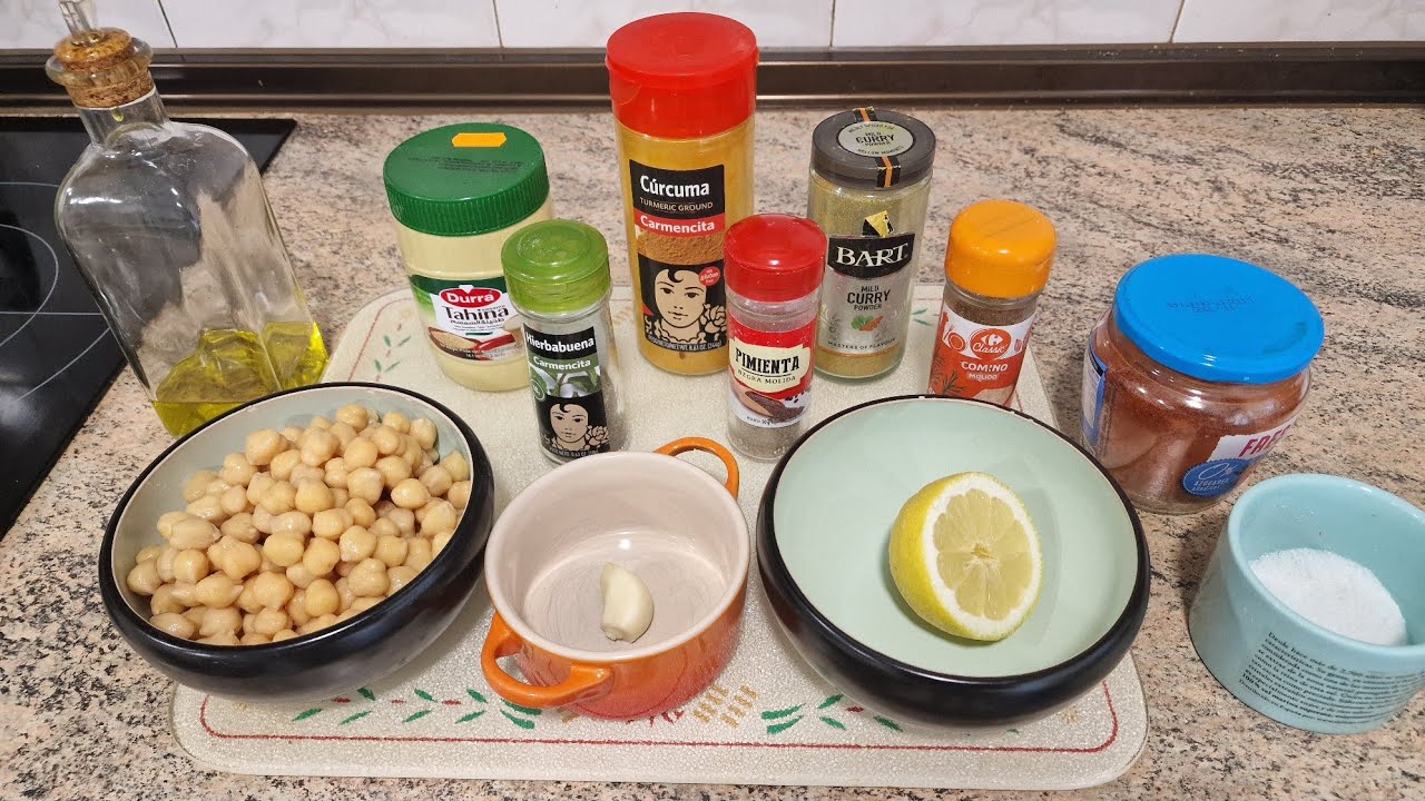HUMMUS LIBANÉS🫕- SÚPER CREMOSO Y FÁCIL DE HACER