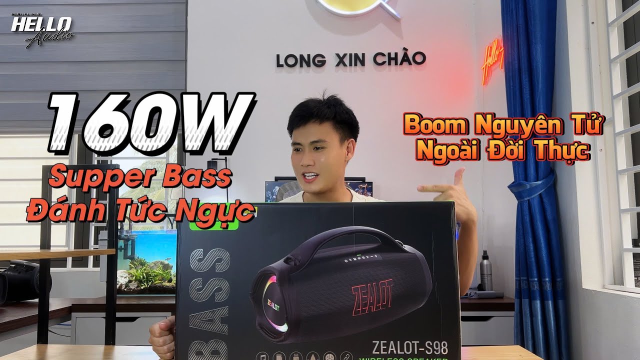 Review Zealot S98 Mẫu Loa Supper Bass 160W Mạnh Nhất Của Nhà Zealot Quá Lực #helloaudio #zealot #loa